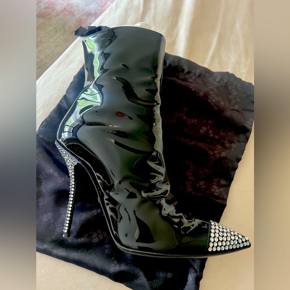 Dolce & Gabbana rhinestone boots